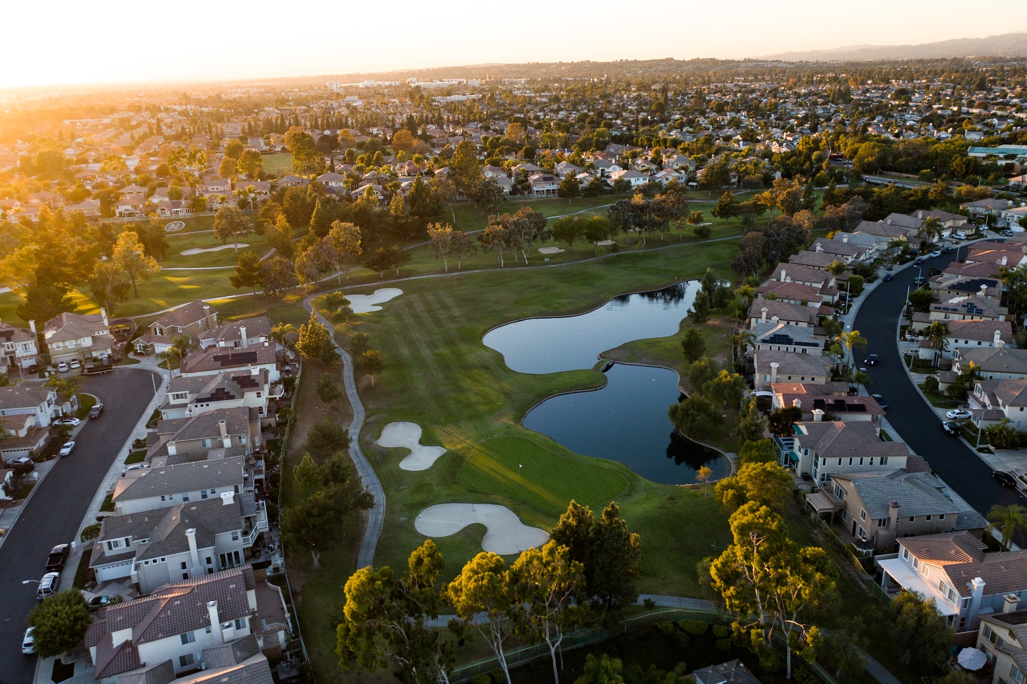 aerial view of Alta Vista Country Club golf course